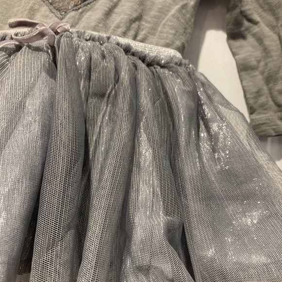 Next silver & grey tutu heart dress baby girl 3-6 months - Picture 4 of 5
